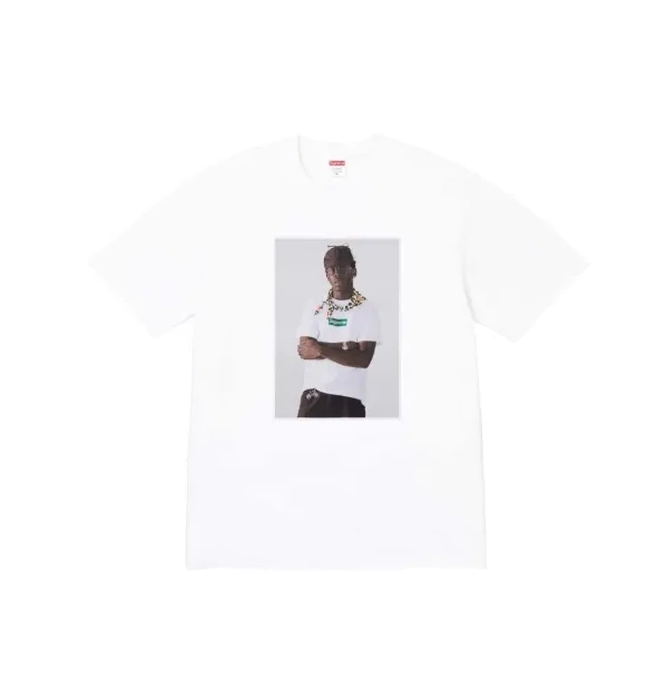 and Tee M White T S XL The Portrait Short Round Neck Tyler Sleeve L Black Creator FW24 Printed 0927